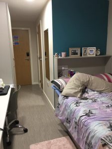 Bedroom in a halls
