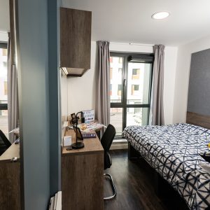 Example bedroom in halls